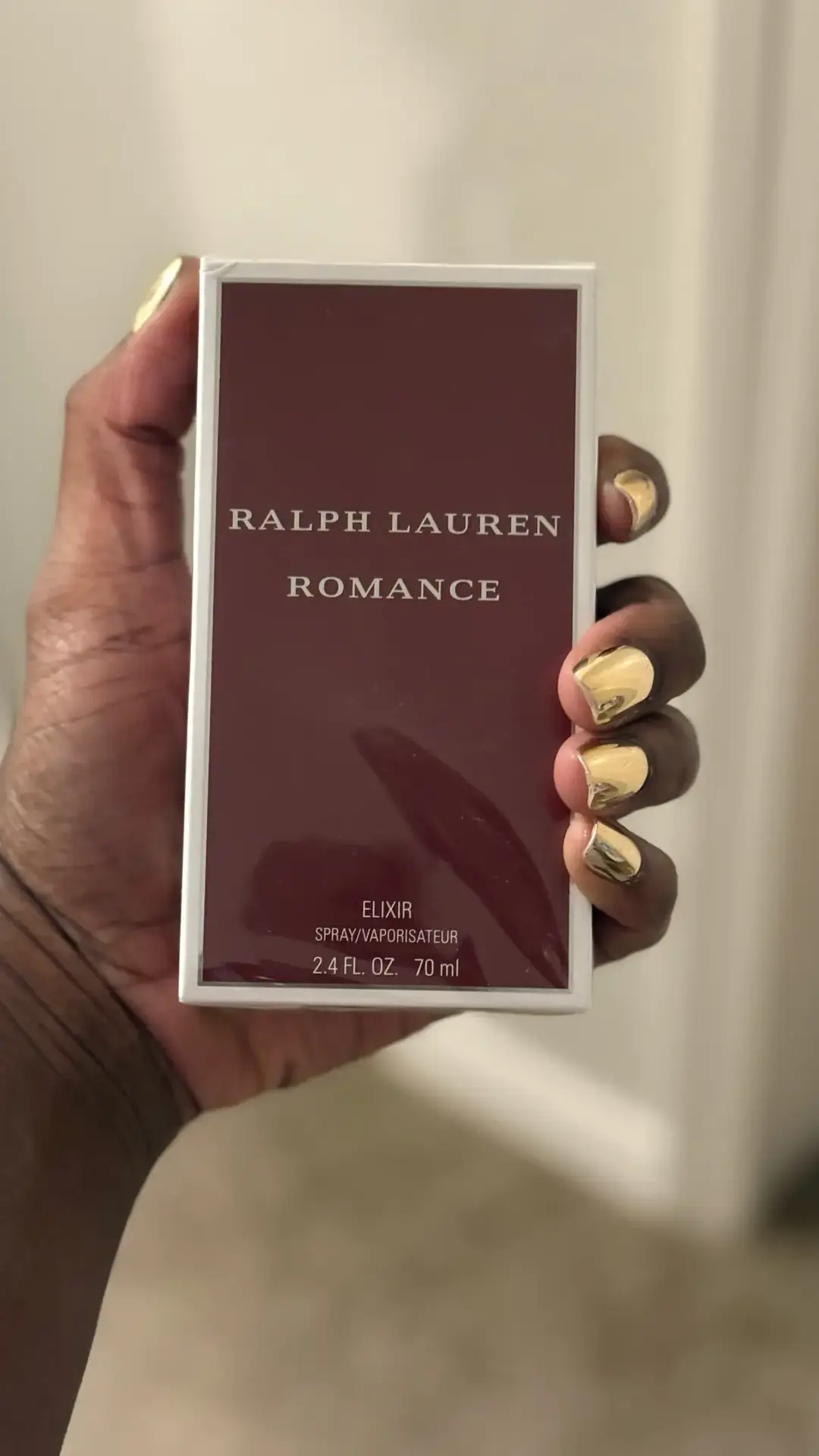 Uh well thank you for sending me the newest @Ralph Lauren Fragrances Romance Elixir?! I think this just came out omg!  Thank you for sending this to “lil miss never posts—😭😭” (girl I thought yall had forgotten about lil ol’ me) Do you all want a review? Yes? No? Vlog style or just notes? Let me know,k bye off to have a panic attack and spray myself 30 million times 😭😭😬😳🙌🏿 #newperfume #ralphlaurenfragrances 