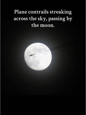 I captured a plane’s contrails passing over the moon! 🌕 ✈️  NJ #Moon #contrails #chemicaltrails #nightsky #foryoupage #december13 #gibbousphasemoon #beautifulmoon #Fyp #paratii #luna #diciembre2024 #NJ #NewJersey #USA #Sky #mustwatch 