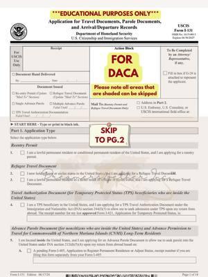 🌟 Exciting News for Dreamers! 🌟 We know how important it is for Dreamers to travel safely and smoothly on Advance Parole, and we’ve got something to make it a little easier for you! 🚀 Dreamers2Gether has created a FREE template for Form I-131, Application for Travel Document. our step-by-step guide will help you fill out the form with confidence! 💡 Why Use Our Template? Easy to follow Clear instructions Tailored for Dreamers This is just one of the many ways we’re supporting each other in the Dreamer community! 🫶 If you’re planning to travel on Advance Parole or need help with the application, check out the template and feel more at ease with your journey. 🌍✈️ You’ve got this, and we’ve got your back. 💙 Let’s keep Dreaming together! ☎(203)437-7566 #daca #advanceparole #workpermit #immigration #nonprofitorganization #greencard #dacadreamers #undocumented #immigrationservices #dreamers #immigrants #immigrationlawyer #defenddaca #inmigracion #tps #visa #dacamented #undocumentedandunafraid #immigrationreform #immigrant #citizenship #heretostay #immigrantsmakeamericagreat #immigrationlaw #dacadreamers #dreamact #abogadodeinmigracion