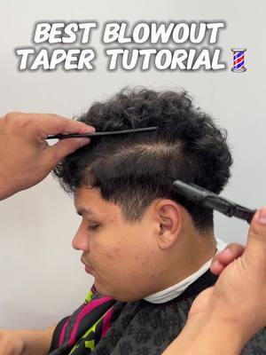 Blowout Taper Tutorial #tutorial #tapertutorial #559 #barber #freestyle #art #fyp 