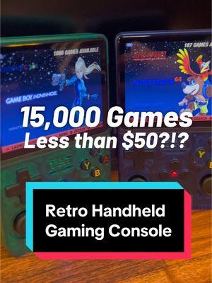 Limited Stock: The R36s come with 15,000 pre-installed games, up to 9 hours of battery life & FREE SHIPPING! #R36s #Handheldconsole #handheldgaming #coolgadgets 