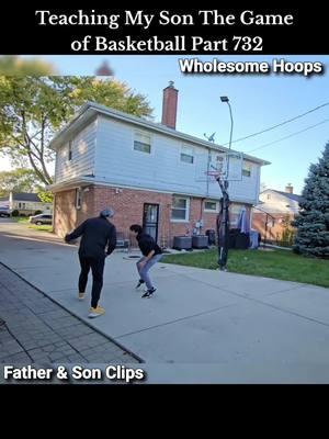 Son just started playing in March 2022! Here's a slice of our journey! #basketball #hoops #backyardbasketball #basketballmoves #fatherandsontiktok #ballislife #asmr #fyp #chicago #wholesome #wholesomehoops 