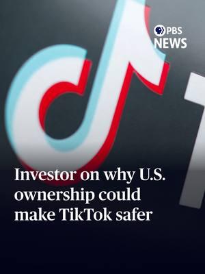 Investor explains why he thinks TikTok will be safer with U.S. ownership Congressional lawmakers told Apple and Google to be ready to remove TikTok from U.S. app stores on Jan. 19. The app is used by 170 million Americans and lawmakers argue the Chinese government’s relationship with TikTok's parent company threatens data privacy and national security. Geoff Bennett discussed more with Frank McCourt, one of the investors trying to buy the U.S. part of TikTok. #pbsnewshour #pbsnews #newshour #tiktok #tiktokban #apple #google #socialmedia #congress #appstore #government #tiktoknews #news #investor #data #dataprivacy #nationalsecurity