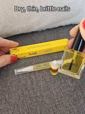 I love this nail honey. It has helped the strength of my brittle nails. infused with jojoba oil, castor oil, argan oil and coconut oil. #nailhealth #strongnails #strongnails #brittlenails #newyearnewaura #starcreatorcompetition #tiktokshopholidayhaul #tiktokshopcreatorpicks 