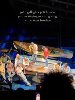 sorry if y’all can hear my sniffling, i was an absolute mess because of this show and hearing jgj & lauren patten sing a duet did not help!!! theater can feel a little hopeless sometimes. seeing this show and hearing two performers i admire greatly sing live rejuvenated something inside of me. this show deserves so much more than a month long run. go see swept away.  #sweptaway #theavettbrothers #johngallagherjr #laurenpatten 