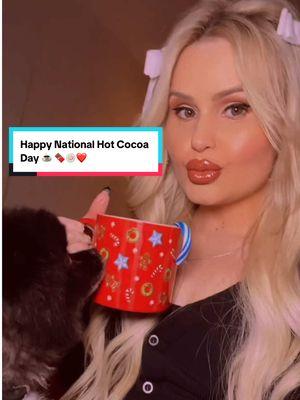 Yesss I named my baby #koko after hot cocoa 💁🏼‍♀️ so lets celebrate #nationalhotcocoaday ❤️ 🐶  #hotcocoaday #nationalhotcocoa #hotchocolate #hotcocoa #koko #kokobear #pomeranian #blackpomeranian #blackpom #pommymommy #christmasvibes #christmasdrinks #makehotcocoawithme #makehotcocoa #hotcocoarecipe 