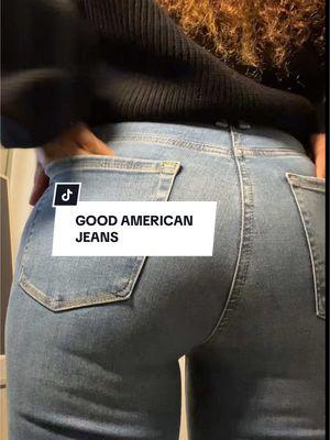 Good American Jeans..show em what you working with!! 👖 @Good American #goodamericanjeans #goodamericanpartner #creatorsearchinsights 