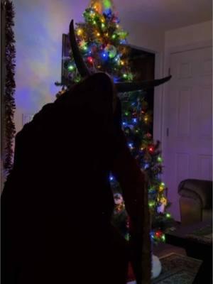 you better watch out…. you better not cry….. krampus is coming! #kra#krampusa#krampusnachtr#horrorn#kinkycosplayr#horroro#booktokfypo#booktokgirliest#gothict#gothicstyleo#spookyseasonr#christmasr#christmasseasonp#happyholidaysp#fypr#viralveyoualways #yuleseason #horrortiktok 