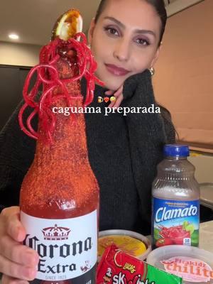 🍺 The weekend just got better! #caguama #corona #beer #michelada #caguamapreparada #chamochela #chamoy #chile #clamato #skwinkles #drink #drinkrecipe #cerveza #cocktail #partydrink 