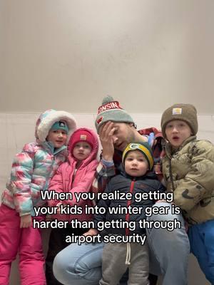 Winter parenting isn’t just cold—it’s a full-contact sport. Hats, gloves, coats, snow pants… and someone still has to pee afterward. 🥶😂 #parentinghumor #winterstruggles #whenyourealize #momanddadlife #toddlersinwinter #relatable 