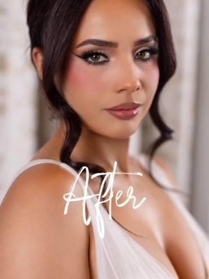 Before and After of our Bridal Makeup Master Class  Amazing photography by @Studio Dizon  Bridal Dress by @B Chic Fashions  Product Breakdown:  EYESHADOW: @makeupforever  LASHES: @beauty_innovations_  FOUNDATION: @Diorbeauty  CONCEALER: @Natasha Denona  CONTOUR: William Tuttle  POWDER: @Huda Beauty  BLUSH: @Armani beauty  LIPSTICK: @Patrick Ta Beauty  #bridalclass #masterclass #bridalmasterclass #fyp #makeup #makeupartist #bridalmakeup #bridaltiktok #weddingmakeup 