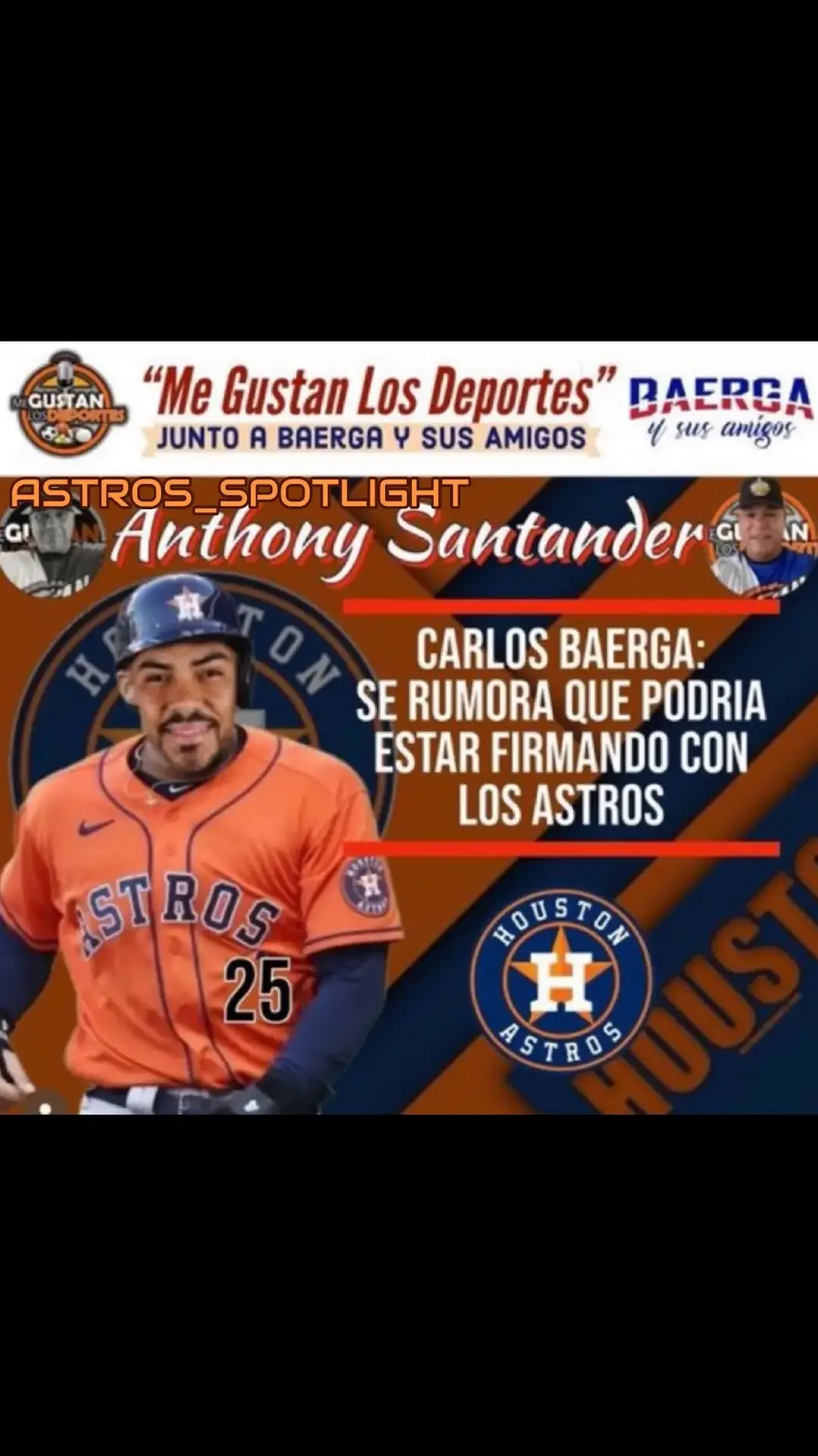 SO YOU’RE SAYING IS WE HAVE A CHANCE?!?! 🔥 #houston #astros #astrosbaseball #htown #spacecity #MLB #baseball #freeagent #anthonysantander @Houston Astros @MLB 