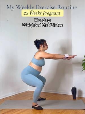 My weekly exercise routine at 25 weeks pregnant! Save for inspiration…#creatorsearchinsights #exerciseroutine #pregnancyworkout #prenatalfitness #exerciseathome #homefitness #homeworkout #pregnancytiktok #pregnancy #fyp 