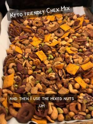 keto friendly Chex mix #keto #chexmix #ketofriendlyrecipes 