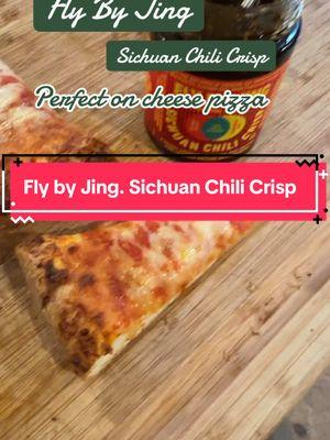 I’ve always added some spice to my pizza, but the @FLY BY JING Sichuan Chili Crisp is next level.  #pizza #chilicrisp #flybyjing #flybyjingchilicrisp #food #spicypizza #cheesepizza #goodfood #pizzafriday 