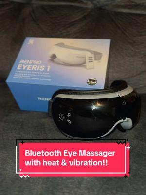 IMPORTANT: If you’re dealing with stress or fatigue, this Bluetooth eye massager with heat is YOUR answer! It’s not just a treat; it’s essential for mental clarity and relaxation. Don’t let this opportunity pass you by—treat yourself or a loved one NOW! #SelfLove #TechWellness #EyeRelaxation #Massaging #Help #christmas #christmasgift #christmasgiftideas #xmas #xmasgift #xmasgiftideas #athome #fyp #foryou #foryoupage #foryourpage #explore #explorepage #engage #teamwork #facialmassage #massage #blackfriday #cybermonday #holidayhaul #musthave #eyemassager #stressmanagement #stressreliver #tension #TikTokShop #tiktokmademebuyit #tiktokviral 