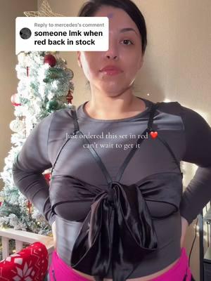 Replying to @mercedes They have it stock! Just ordered mine yesterday but i wanted to let you know in case you wanted it in time for Christmas 🥰 #cutegiftideas #tiktokshopholidayhual #cuteset #womenslingerie 