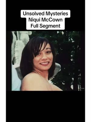 Unsolved Mysteries Niqui McCown Full Segment #unsolvedmysteries #robertstack #fyp #fy #fypシ #foryoupage #foryou #for #you #page #viral #viralvideo #viraltiktok #makeitgoviral #indiana #in #daughter #mother #child #prison #correction #officer #men #laundry #disappear #children #boyfriend #fiance #person #interest #solved 