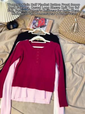 "#SpotlightFinds #TikTokShopHolidayHaul #DealsForDays #GiftFromTikTokShop #TikTokShop #FashionTikTok #FYP #fyppppppppppppppppppppppp #ForYou #ForYouPage #SweaterWeather #MinimalistStyle #FallFashion #KnitwearTrend #DailyWearEssentials #ButtonFrontSweater #ScoopNeckTop #CozyOutfits #ComfortableFashion #ChicAndSimple #KnitTop #LongSleeveStyle #CasualFallOutfits #WomensWear #TrendyAndComfy #LayeringPiece #WardrobeBasics #tiktokstyle 