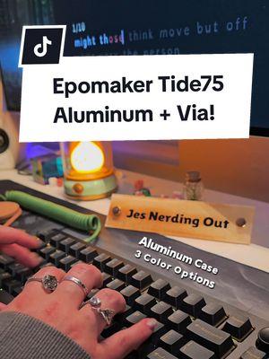 Prebuilts are getting tooo good like? This would have been a $200 keyboard easy just 2 years ago! And the Via support is the biggest cherry on top!   @Epomaker Keyboard  #tide75 #keebtok #keyboard #keyboardasmr #typingasmr #desksetup #keyboards #keeb #mechanicalkeyboard #keebs #asmr #asmrsounds #techtok #typingsound #gaminggear #typingtest #monkeytype #wfh #wfhlife #pcsetup #gaming #gamingkeyboard #desktour #officetour #pcgaming #giftguide #toptierdecember #tiktokshopholidayhaul 