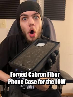 Forged Cabron Fiber Phone Case for the LOW 👀 #carguys #carsoftiktok #cartok #carbonfiber #forgedcarbon #phonecase #iphone #phone #phonecases