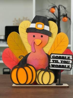 Sculpfun S9 - Woodcutting Thanksgiving Gobble Till You Wobble #foryour #laserengraving #festivalgift #foryou #SmallBusiness #sculpfun #diyproject #laserengraver #giftideas #layered #sculpfunsfa9 #sculpfuns30 #xmas #coffeetable #rotary #smalltable #woodtable #roomdecor #thanksgiving #DIY #thanksgiving #layered