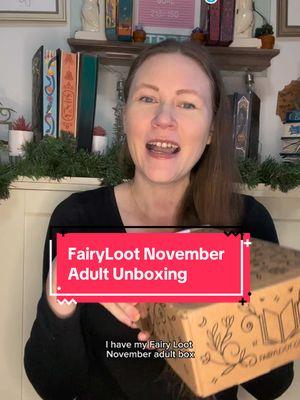 FairyLoot November Adult Unboxing #bookunboxing #fairyloot #thetellerofsmallfortunes #CapCut 