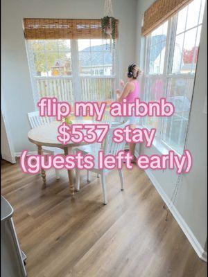 Flip my airbnb after a $537 stay (that was supposed to be a $1,148 stay) #airbnb #airbnbhost #cleanmyairbnb #airbnbsuperhost #str #airbnbcleaning #shorttermrental  #airbnbtips #vrbohost #ilm #wilmingtonnc 