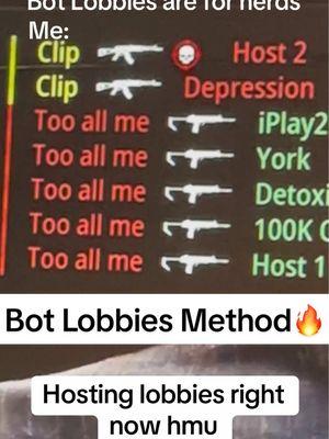 Dm me , Hosting bot lobbies all day for black ops 6  #botlobbys #botlobby #botlobbies #callofduty #callofdutywarzone #b06 #cod #darkmattercamo #callofdutyblackops6 #bo6gameplay 