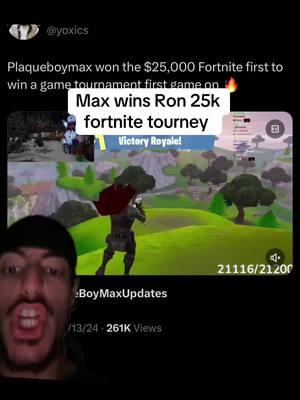 Plaquwboy Max wins Stable Ronaldo 25,000 fortnite tourney #plaqueboymax #plaqueboymaxclips #stableronaldo #viral #foryou #fyp #greenscreen #greenscreenvideo 