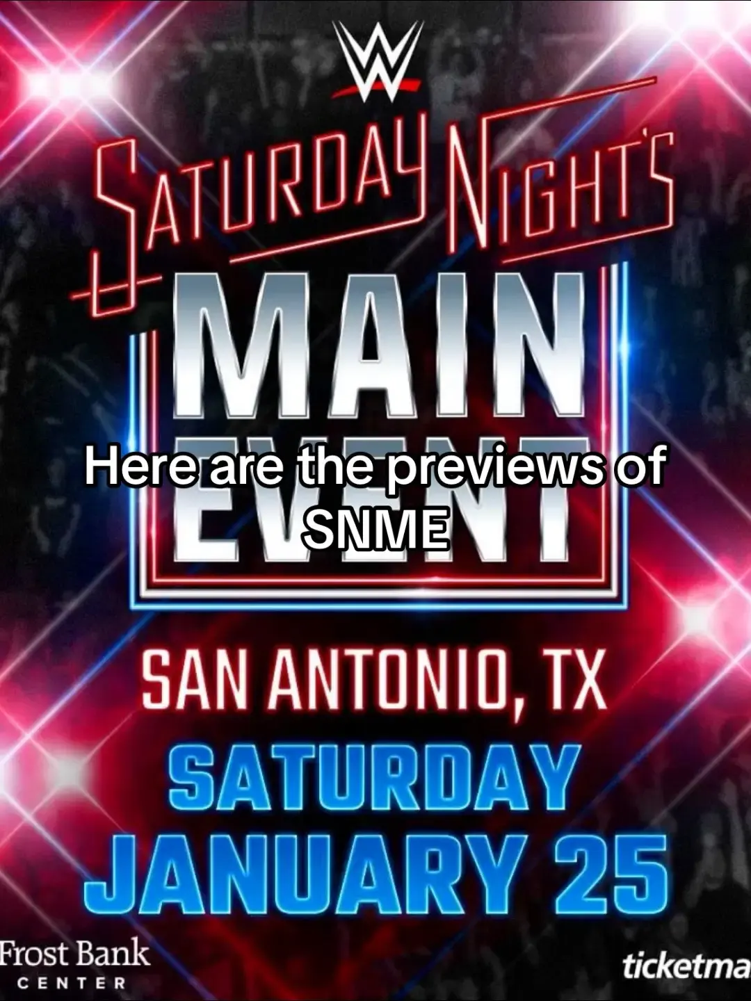 #WWE #wwetiktok #wrestlingtiktok #previews #saturdaynightsmainevent 