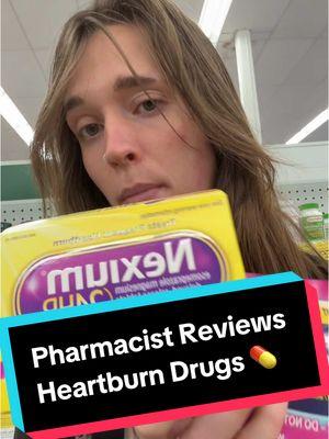 Pharmacist Reviews Heartburn Drugs 💊 #doctor #pharmacist #pharmacy #heartburn #PPI #Tums #old #otc #chemistry 