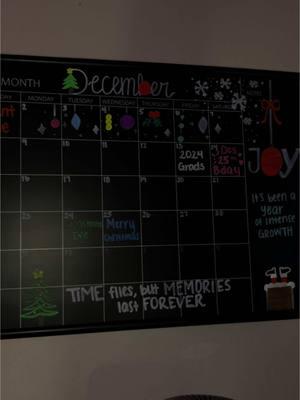 Super Late Post But I Love Decorating My Chalk Board Calendar  #fyp #fypシ #fypシ゚viral #christmas #chalkboardcalendar #chalkboard #chalktok #december #endoftheyear 