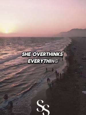 She overthinks everything #motivateher #inspireher #sparkinghersoul #motivationforwomen #motivationalwomen #forwomen #overthinking #sheoverthinks #motivationalmessage 