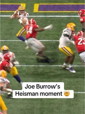 #JoeBurrow at #LSU was special 🔥 #footballtiktok #heisman #cfb #sports #legend 