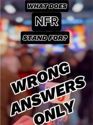 Wrong answers only; what does NFR stand for? Tell us in the comments!  #JustinBoots #NFR #WNFR #NationalFinalsRodeo #LasVegas #FremontStreet #WrongAnswersOnly #NFRFashion #NFROutifits #CowboyBoots 