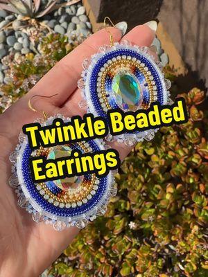 Sold!!! Sold these pretties yesterday! #beadwork #beadworktiktok #beadedearrings #beadedearringsforsale #nativemadejewelry 