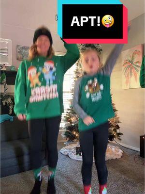 I tried my best! 🤪 #apt #aptdance #aptdancechallange #dance #dancefortheholidays #holidaysdance #christmas #christmasdance #christmascountdown #parade #christmasparade #trend #trending #motherdaughter #motherdaughterduo #motherdaughterlove #motherdaughtergoals #motherdaughterfunny #motherdaughtertiktok 