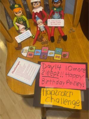 Day 14 10 More Sleeps!! Hopscotch Challenge!! Were proud to be from Gods Country!!! Happy 2nd Birthday Paisley!!! #elfontheshelf #hopscotch #freeprintable #ladyhopedealer #godscountry 