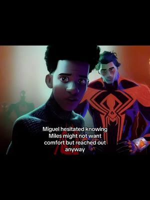 I thought it was neat how you can tell for a moment he knew the news was overbearing for miles and tried to put himself in his shoes.  btw getting the hexstrap ready for miguel  #miguelohara #spiderman2099 #spiderman #astv #spiderverse #migueloharaspiderman #oscarisaac #acrossthespiderverse #beyondthespiderverse #intothespiderverse #CapCut 