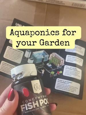 Aquaponics for your garden #fishpoop #aquaponics #aquaponicssystems #gardenhack #gardentips #tiktokshopmademebuyit 