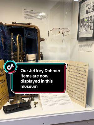 Our Jeffrey Dahmer items are now on display at @Graveface Museum in Savannah, GA! #jeffreydahmer #graveface #dahmer #museum #truecrime #oddities #fyp 