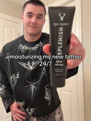 Winter making my tattoos DRY 😩 #madrabbit #tattoocare #moisturizer  #creatorsearchinsights 