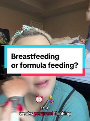 Be nice please. 😁 The reality is — I know that nothing manufactured compares to breastmilk, but I also know I have 3 children who are thriving, so smart and growing perfectly who were all formula fed. I know breastfeeding is almost always hard work, but sometimes the hard work pays off and other times it doesnt. #breastfeeding #formulafeeding #breastfed #fedisbest #bottlefeeding #motherhood #pregnancy #postpartum #grwm 