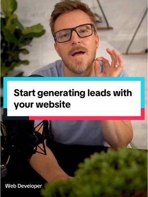 Start generating leads with your website . #websitetips #websitedesign #website #webdeveloper #webdesigner 