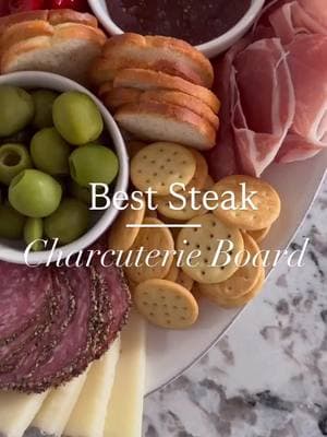 This STEAK CHARCUTERIE BOARD🥩🧀is the best thing around this around season! Done in 20 minutes and so fancy looking! Taking the guessing out of cheeseboards ➡️Learn how to make an epic board (step by step) and how to pair wines 🍷for the best night ever! For the recipe check out my profile #food52grams #thefeedfeed #feedyoursoul #feedyourbody #huffposttaste #buzzfeast #buzzfeedfood #forkfeed #whatsonmyplate #whatsforlunch #whatsfordinner #DinnerIdeas #highprotein #highproteinlowcarb #steakrecipes #steakboard #charcuterieboard #charcuterie #cheeseboards #holidayappetizers #imsomartha #joyfulhealthyeats #appetizer #fyp