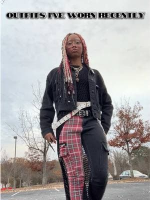 every look has something i designed 😋 also i dont take enough pics n videos of my outfits cuz i had more looks than this #outfitinspo #fashiontiktok #altfashion #blackalternative #creatorsearchinsights 