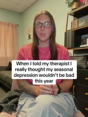 But why is it so brutal already!?!? #tiktoktherapist #therapytok #therapytiktok #privatepracticetherapist #microinfluencer #seasonaldepression 