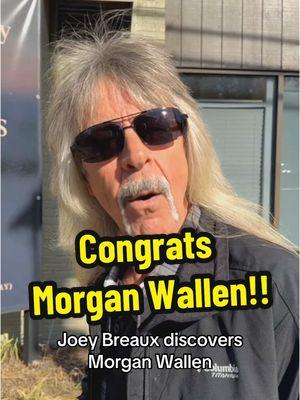 @morganwallen Congradulations bro!! #joeybreaux #morganwallen #lovesomebody #numberone 