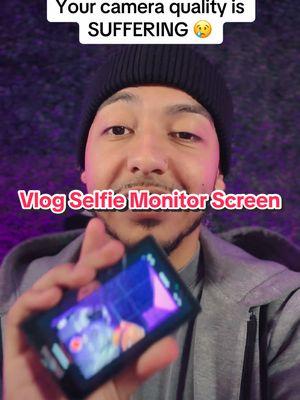 This Vlog Selfie Monitor Screen is a must have for new and experienced creators 🫱🏼‍🫲🏽 #newmoma #selfiemonitorscreen #contentcreator #backcamerahack #videogear #videotips  #treasurefinds #tiktokshopholidayhaul 